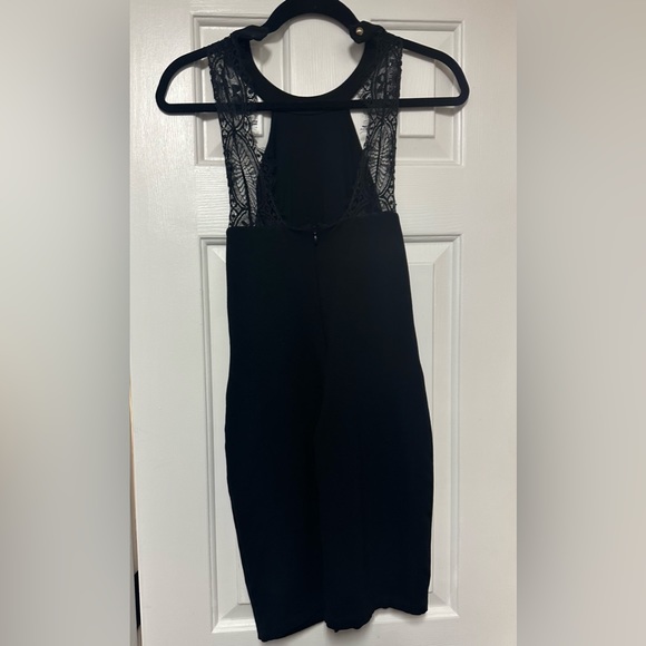 Lulu’s Black Bodycon Mini Dress - Size Small - Picture 2 of 2